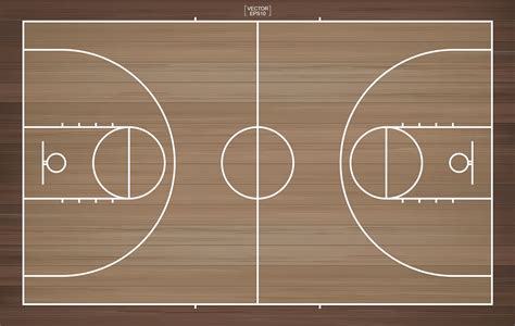 Basketball Court Vector Image
